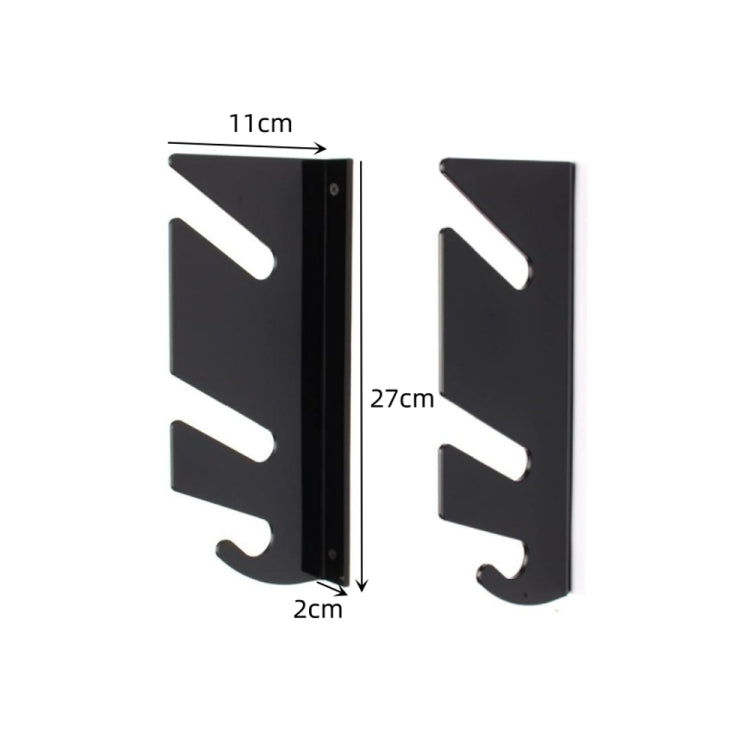 YX018 1 paire de supports muraux pour skateboard à quatre roues, YX018