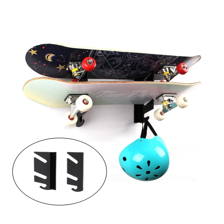 YX018 1 paire de supports muraux pour skateboard à quatre roues, YX018