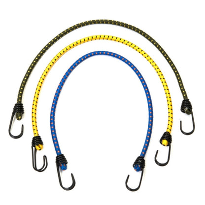 2 PCS Outdoor Tent Crude Elastic Rope Tied High Luggage Rope Clothesline Camping, Length: 60cm, Diameter: 8mm, Random Color Delivery