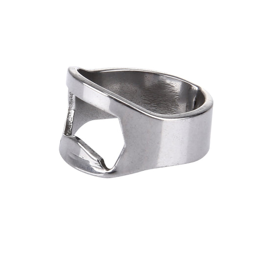 10pcs Ring Style Metal Beer Bottle & Can Opener, Inner Diameter: 2.2cm