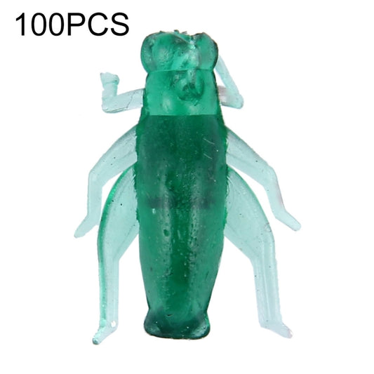 100 PCS Cricket Shape Fishing Lures Artificial Fishing Bait, Length: 2cm, Cricket Shape