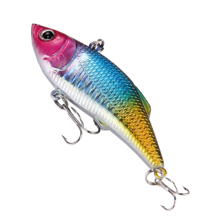 Leurre de pêche flottant artificiel en plastique à revêtement coloré, appât de pêche Popper de surface, pour la pêche en surface, avec hameçons, longueur : 7,5 cm, 7,5 cm