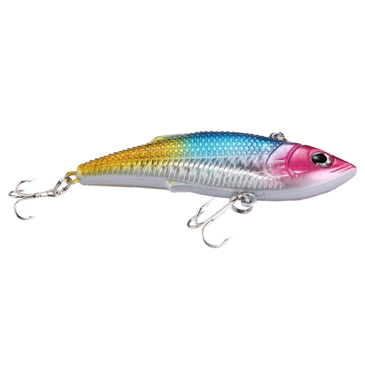 Leurre de pêche flottant artificiel en plastique à revêtement coloré, appât de pêche Popper de surface, pour la pêche en surface, avec hameçons, longueur : 7,5 cm, 7,5 cm