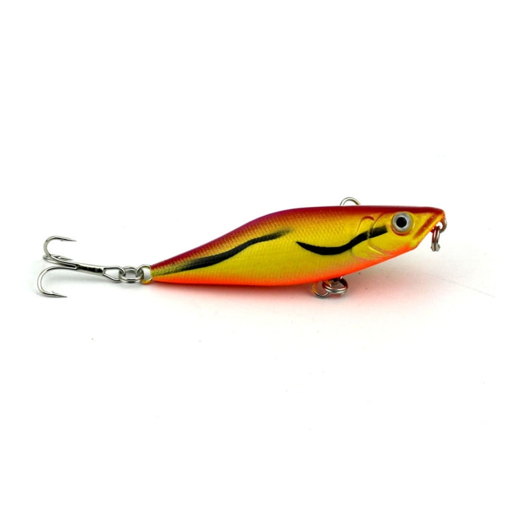 HENGJIA Leurre de pêche artificiel Popper Bionic avec hameçons, longueur : 7,5 cm, livraison couleur aléatoire, longueur : 7,5 cm