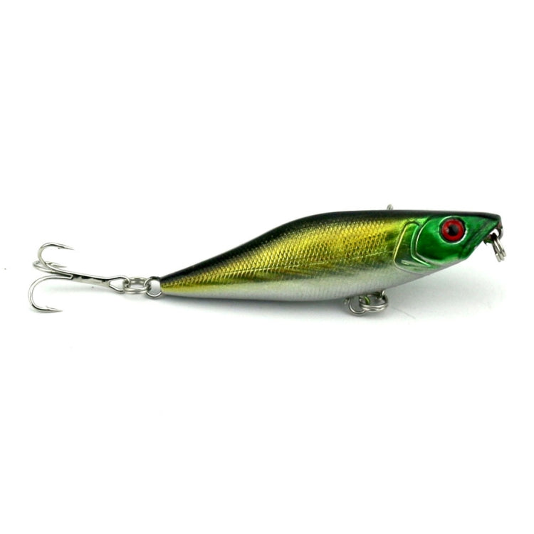 HENGJIA Leurre de pêche artificiel Popper Bionic avec hameçons, longueur : 7,5 cm, livraison couleur aléatoire, longueur : 7,5 cm