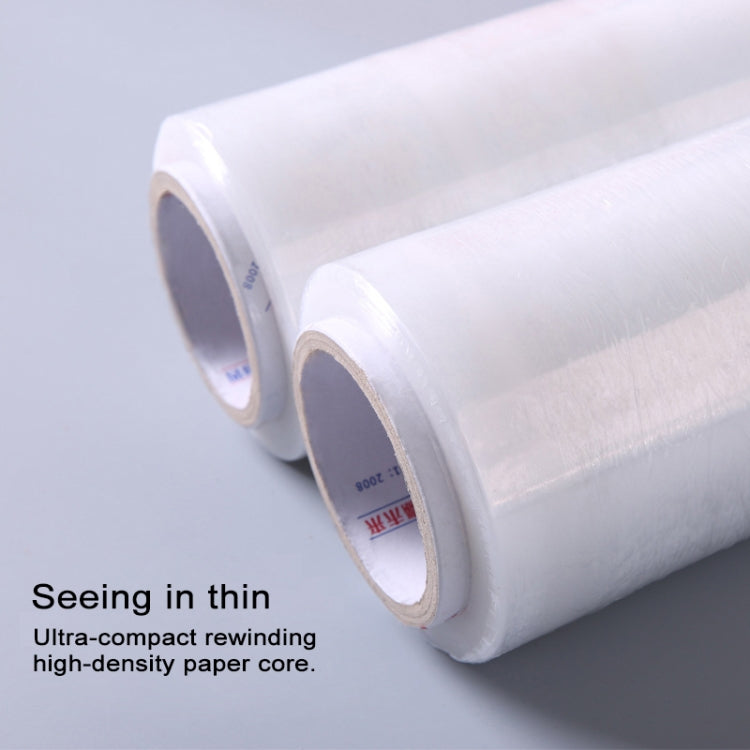 PE Transparent Stretch Wrap Film(Width: 15cm, Length: 220m), Width: 15cm, Length: 220m