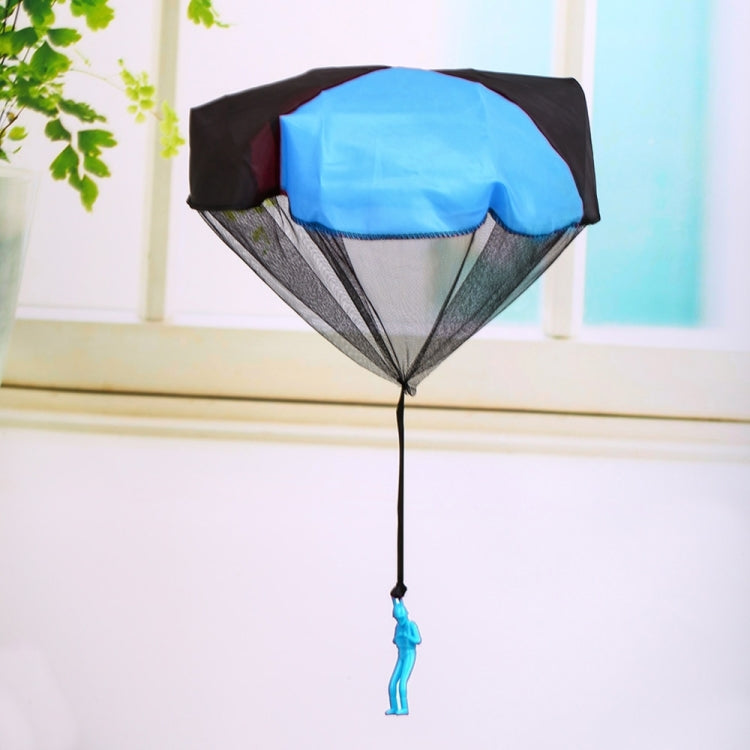 Mini Parachute à Lancer à la Main Parachutiste Jeux de Plein Air Jouets Éducatifs pour Enfants avec Figurine Soldat, Livraison Couleur Aléatoire, Parachute à Lancer à la Main