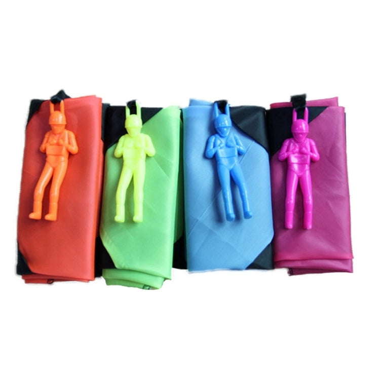 Mini Parachute à Lancer à la Main Parachutiste Jeux de Plein Air Jouets Éducatifs pour Enfants avec Figurine Soldat, Livraison Couleur Aléatoire, Parachute à Lancer à la Main