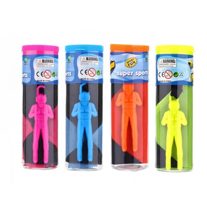 Mini Parachute à Lancer à la Main Parachutiste Jeux de Plein Air Jouets Éducatifs pour Enfants avec Figurine Soldat, Livraison Couleur Aléatoire, Parachute à Lancer à la Main