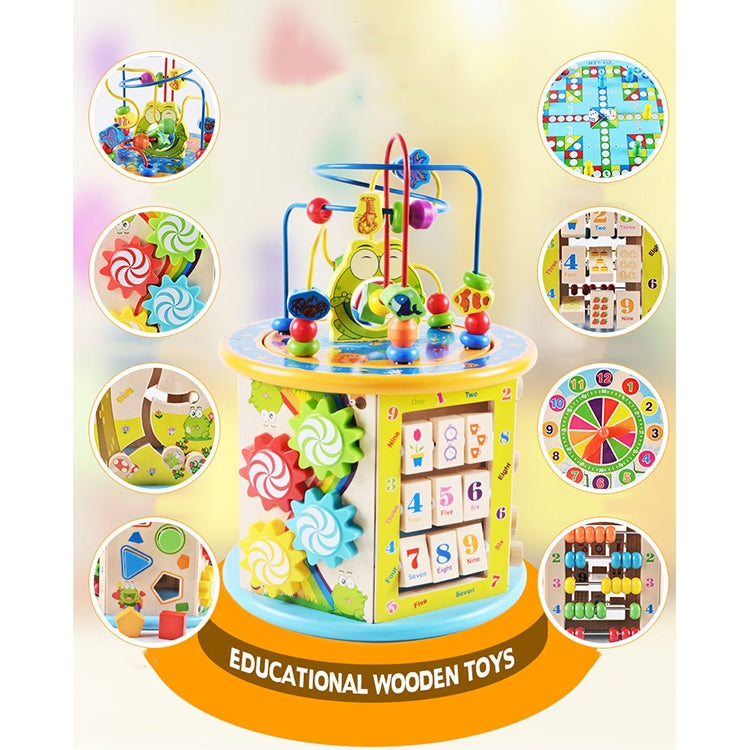 Boîte à trésors de jeu multifonctionnelle en bois, multifonctionnelle