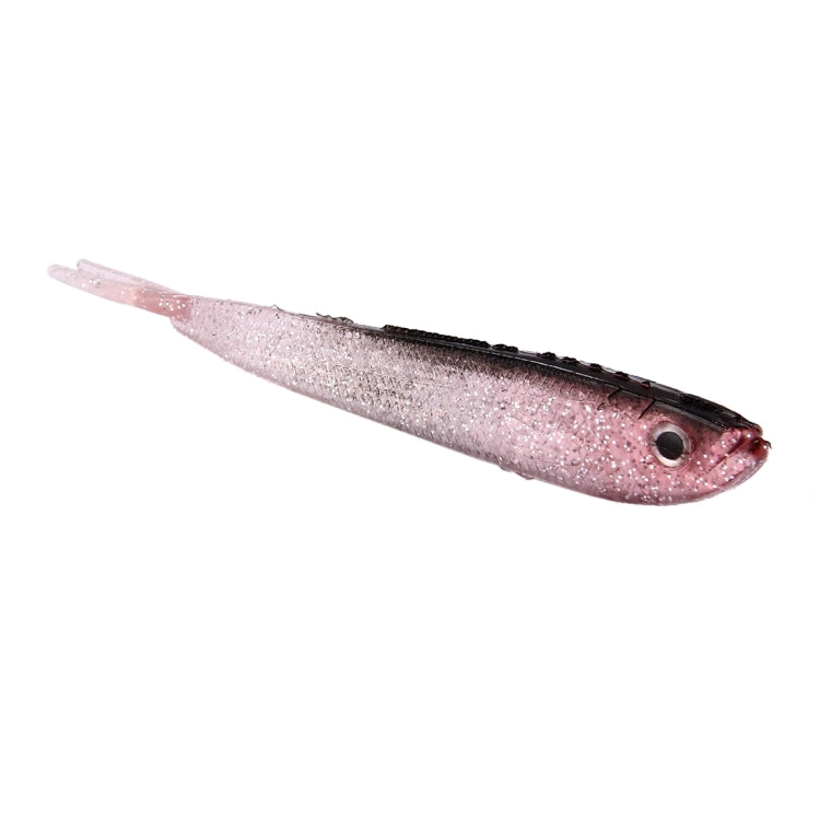 10 leurres de pêche artificiels en forme de poisson pailleté, longueur : 12,5 cm, longueur : 12,5 cm