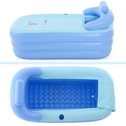YT-038 Baignoire gonflable pliable à fond éponge, baignoire chaude pour adultes, piscine pour bébé avec pompe de chargement, piscine