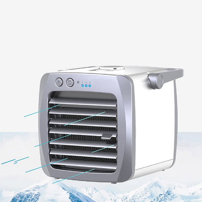Mini Portable Household USB Refrigeration Air Conditioning Fan Air Cooler, 14.5x13x12.5cm