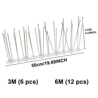 5 PCS / Set Bird Repeller 50cm Stainless Steel Nails Bird Spikes SK411