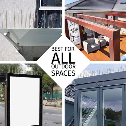 5 PCS / Set Bird Repeller 50cm Stainless Steel Nails Bird Spikes SK411