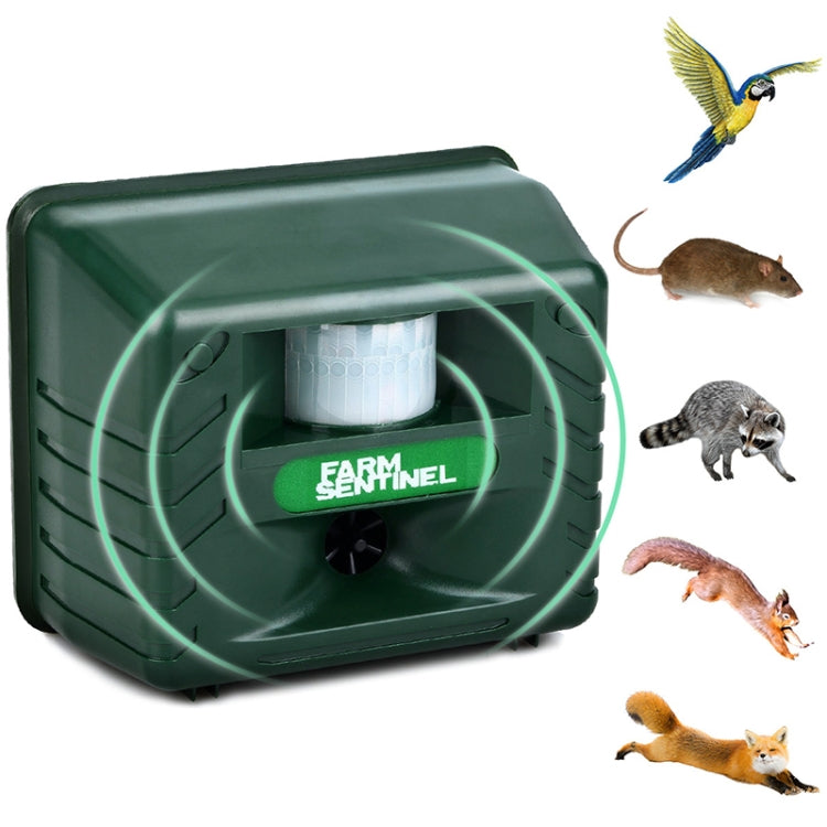 SK131 High-power Ultrasonic Electronic Rat Repeller Analog Alarm Sound Intelligent Pest Killer, EU Plug