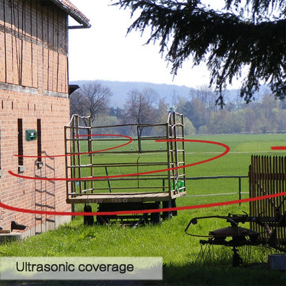 SK131 High-power Ultrasonic Electronic Rat Repeller Analog Alarm Sound Intelligent Pest Killer, EU Plug