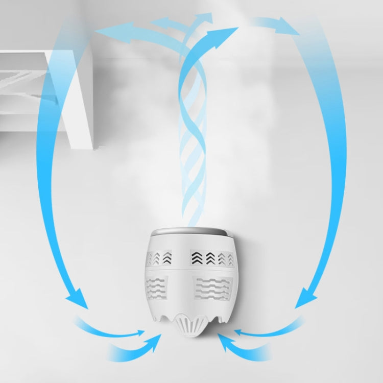 Mini ventilateur de bureau électrique portable réglable à cycle de convection d'air, avec chargement USB et support de 2 vitesses