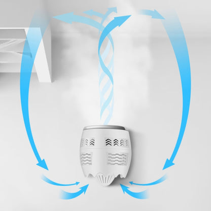 Mini ventilateur de bureau électrique portable réglable à cycle de convection d'air, avec chargement USB et support de 2 vitesses