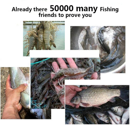 Filet de pêche pliable automatique 16 trous, piège à crevettes, crabes, vairons en nylon, équipement de pêche, 16 trous