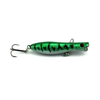 HENGJIA Leurre de Pêche Artificiel Popper Appât de Pêche Bionique avec Hameçons, Longueur: 6 cm, Livraison de Couleur Aléatoire, Longueur: 6 cm