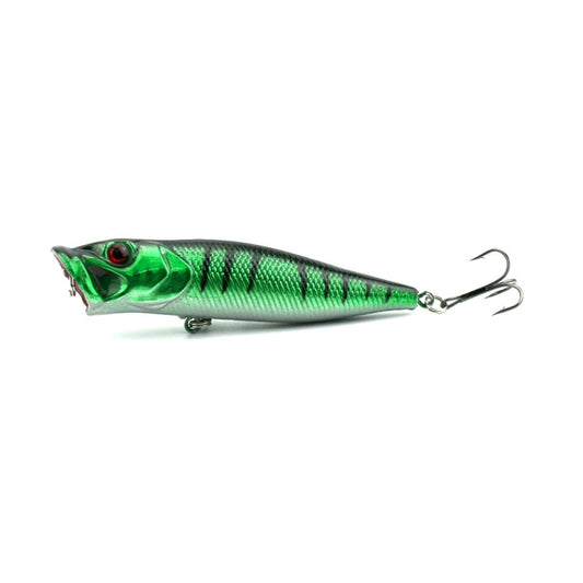 HENGJIA Plastic Artificial Fishing Popper Bionic Lures Environmentally Friendly Fishing Bait with Hooks, Length: 9 cm, Random Color Delivery, Length: 9 cm