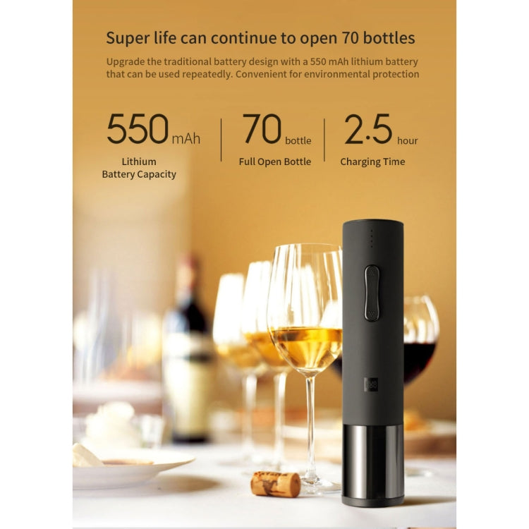 Original Xiaomi Youpin Huohou Automatic Wine Bottle Kit Electric Corkscrew With Foil Cutter