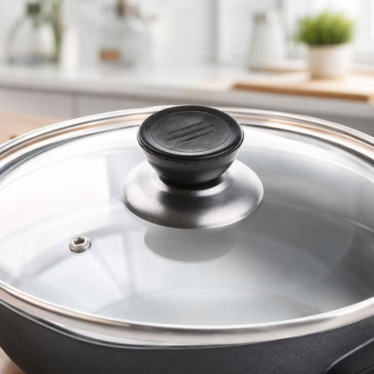 Lot de 12 poignées de couvercle de casserole universelles de cuisine, en plastique circulaire, poignées de couvercle de casserole en plastique
