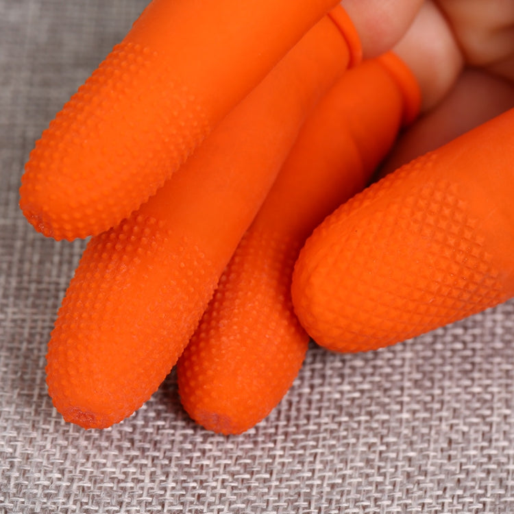 Lot de 100 gants de protection en latex, antidérapants, antistatiques et durables, taille L, 2,8 x 6,5 cm
