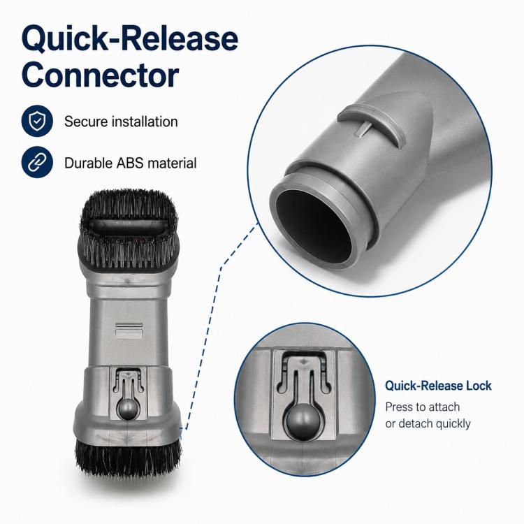 Vacuum Cleaner Dual-purpose Brush Head Accessories Parts for Dyson V6 / DC35 / DC47 / DC52 / DC63, Dual-purpose Brush Head