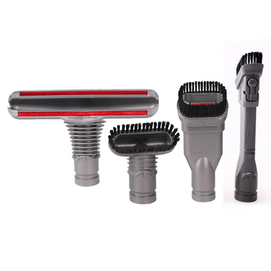 4pcs / Set Pièces et accessoires de tête de brosse pour aspirateur sans fil domestique pour Dyson V6, 4pcs / Set
