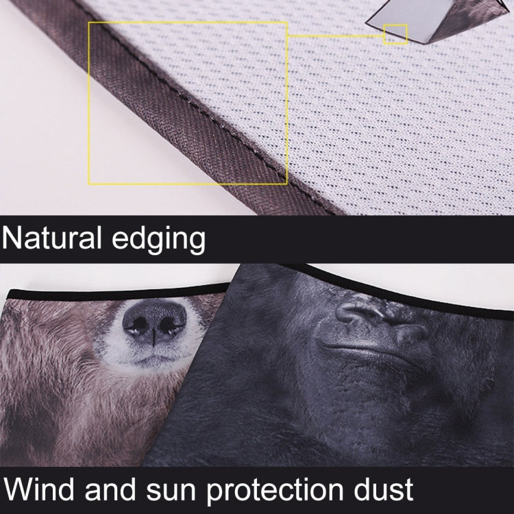Multifunction Outdoor Windproof Triangle Towel Animal Mask Hood, Windproof Triangle