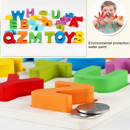 QZM-0023 Jouets de construction en bois pour la petite enfance Rainbow Children, jouets éducatifs d'interaction parent-enfant, taille : 32*32*3cm, HC5188A, HC5188B, HC5188C, HC5188D