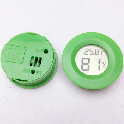 Thermomètre et hygromètre numériques ronds pour terrarium avec écran d'affichage Centigrade