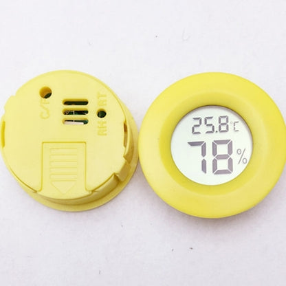 Digital Round Shaped Reptile Box Centigrade Thermometer & Hygrometer with Screen Display