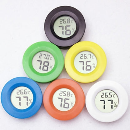 Thermomètre et hygromètre numériques ronds pour terrarium avec écran d'affichage Centigrade