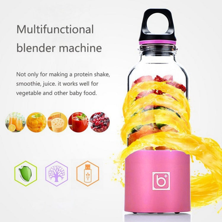 Bingo 500ml Mini Portable USB Rechargeable Electric Juicer Cup  Juicer Blender, 22000 Revolutions Per Minute