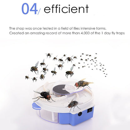Electric Rotary Fly Catcher Flytrap Mosquito Killer Repellent, US Plug