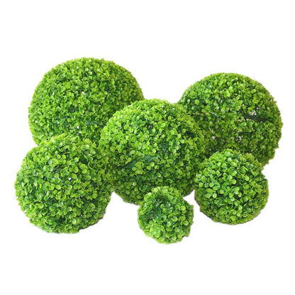 Artificial Aglaia Odorata Plant Ball Topiary Wedding Event Home Outdoor Decoration Hanging Ornament, Diameter: 14.7 inch