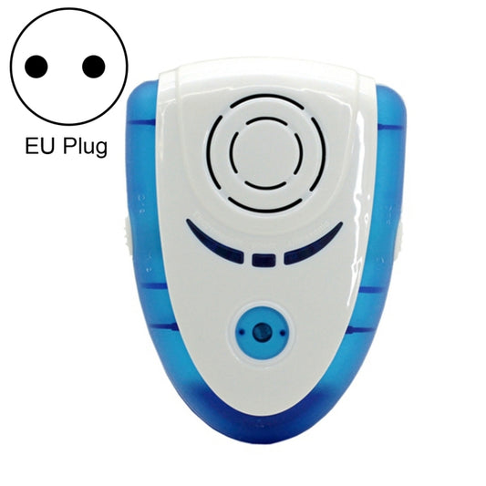 6W Electronic Ultrasonic Electromagnetic Wave Anti Mosquito Rat Insect Pest Repeller with Light, EU Plug, AC 90-240V, Random Color Delivery