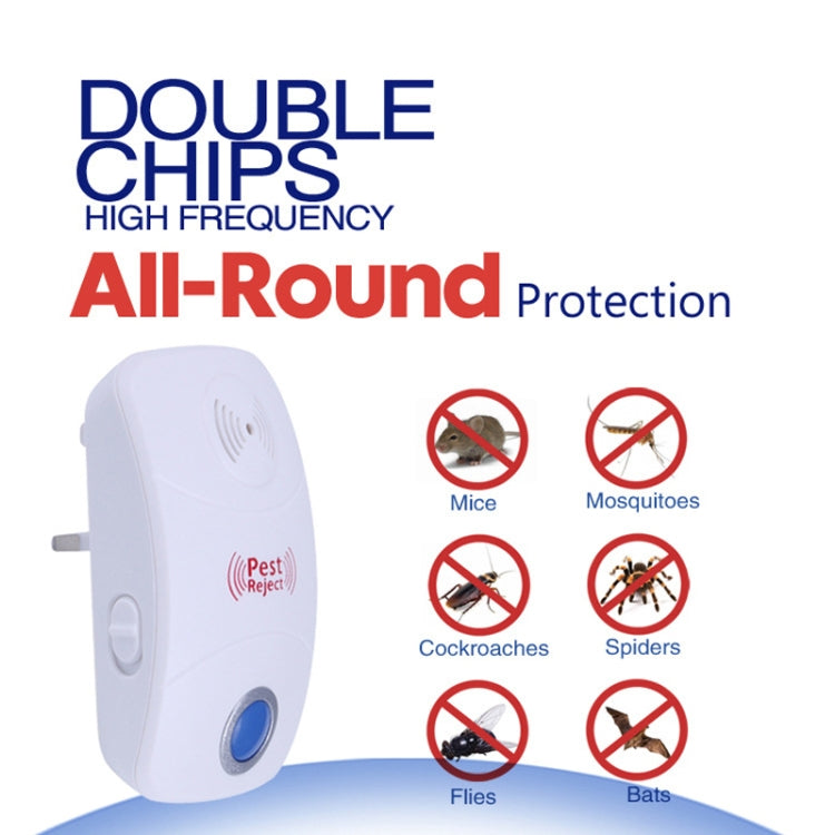 Electronic Ultrasonic Mosquito Rat Pest Control Repeller with LED Light, US Plug, AC90V-250V