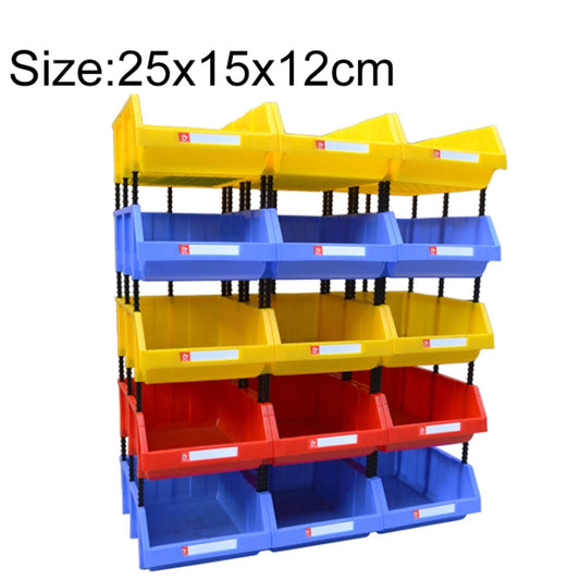 Boîte de rangement oblique en plastique épaissi, boîte à pièces combinée, livraison de couleur aléatoire, taille : 25 cm x 15 cm x 12 cm, 25 cm x 15 cm x 12 cm