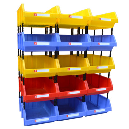 Thickened Oblique Plastic Box Combined Parts Box Material Box, Random Color Delivery, Size: 47cm x 30cm x 18cm, 47cm x 30cm x 18cm
