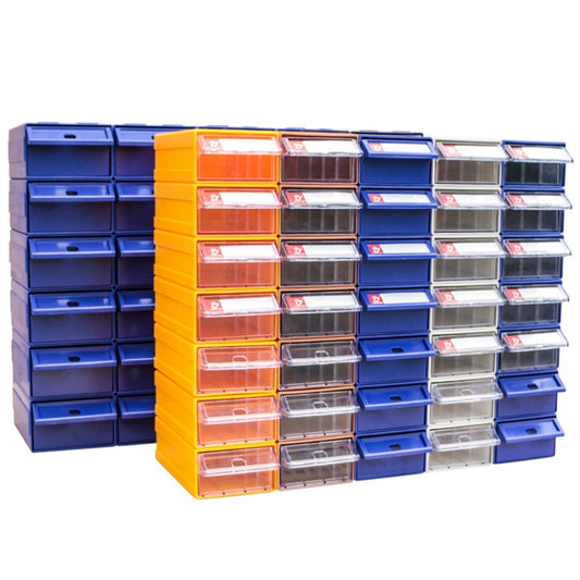 Tiroir de rangement en plastique épais combiné, boîte à composants, boîte de rangement pour blocs de construction, boîte à quincaillerie, couleur aléatoire, taille : 22cm x 10.8cm x 5.5cm, taille : 22cm x 10.8cm x 5.5cm