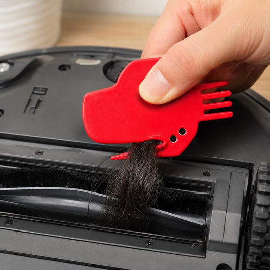 2 brosses plates universelles pour robot nettoyeur pour iRobot Roomba, brosse de nettoyage rouge