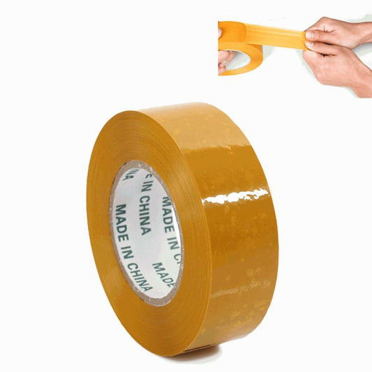 Rouleau d'autocollants ruban d'emballage d'étanchéité, 45 mm de largeur, 15 mm d'épaisseur, 45 mm de largeur, 15 mm d'épaisseur (jaune), 45 mm de largeur, 15 mm d'épaisseur (blanc transparent), 45 mm de largeur, 15 mm d'épaisseur (jaune transparent)