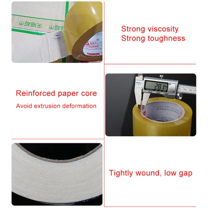 45mm Width 25mm Thickness Package Sealing Packing Tape Roll Sticker, 45mm Width 25mm Thickness  (Transparent Yellow), 45mm Width 25mm Thickness (Yellow), 45mm Width 25mm Thickness (Clear White)