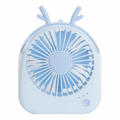 WT-F14 Mini ventilateur portable en forme de lapin 1200 mAh avec 3 niveaux de vitesse