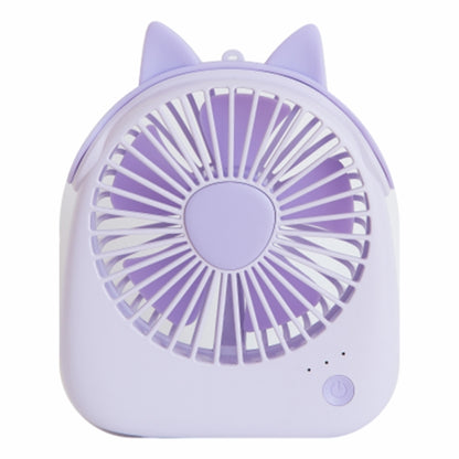 WT-F14 Mini ventilateur portable en forme de lapin 1200 mAh avec 3 niveaux de vitesse