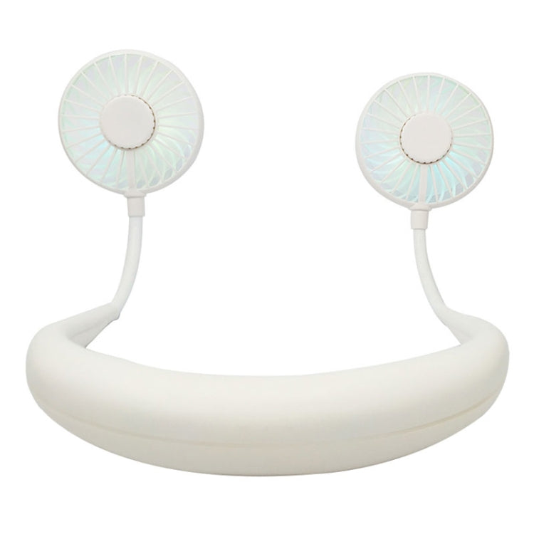 Ventilateur de cou portable créatif avec LED, F008 (Noir), F008, F008 (Bleu), F008 (Blanc)